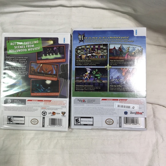 COPY - Wii Movie game, Medieval games, both sealed, NIB - Picture 2 of 2